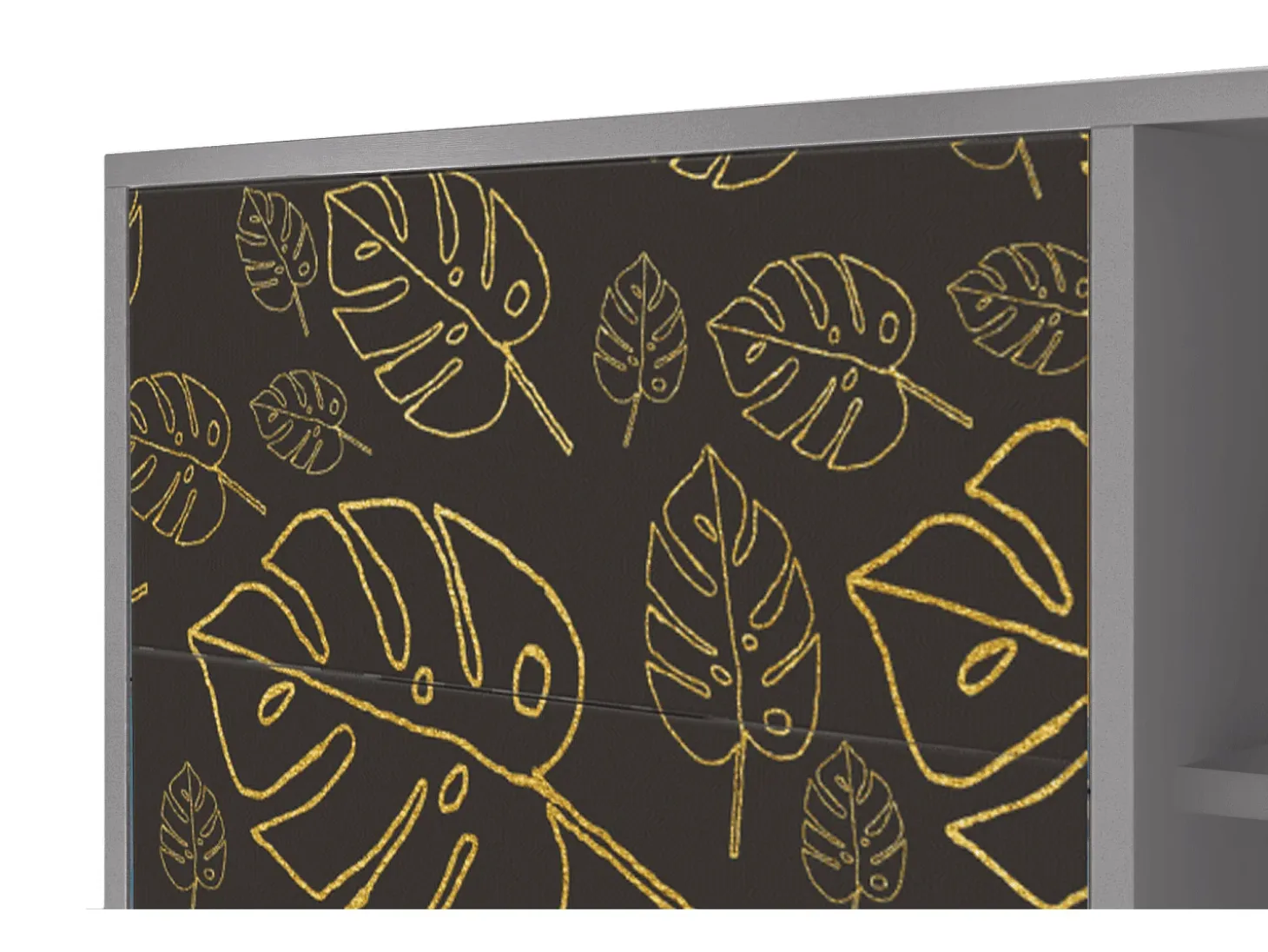 Aparador - 125x98x48 cm - BS2 - Fall Of The Leaves, Gris