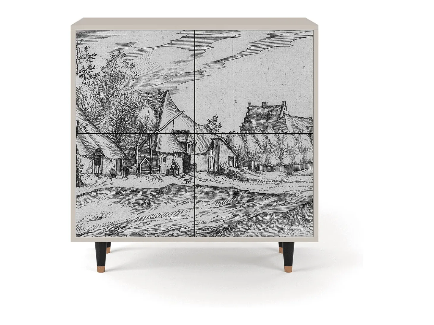 Aparador - 94x96x48 cm - BS3 - Farms in a Village, Arena