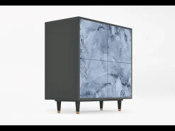 Aparador - 94x96x48 cm - BS3 - Feather Ice, Antracita