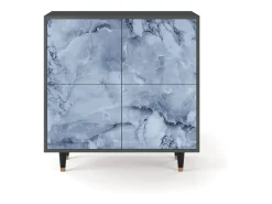 Aparador - 94x96x48 cm - BS3 - Feather Ice, Antracita