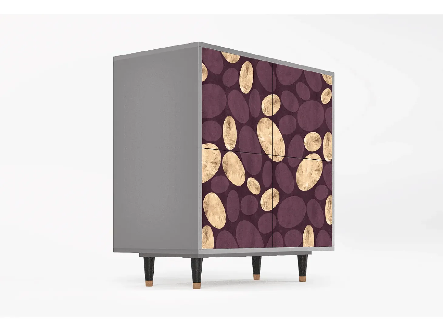 Aparador - 94x96x48 cm - BS3 - Fine Wine, Gris
