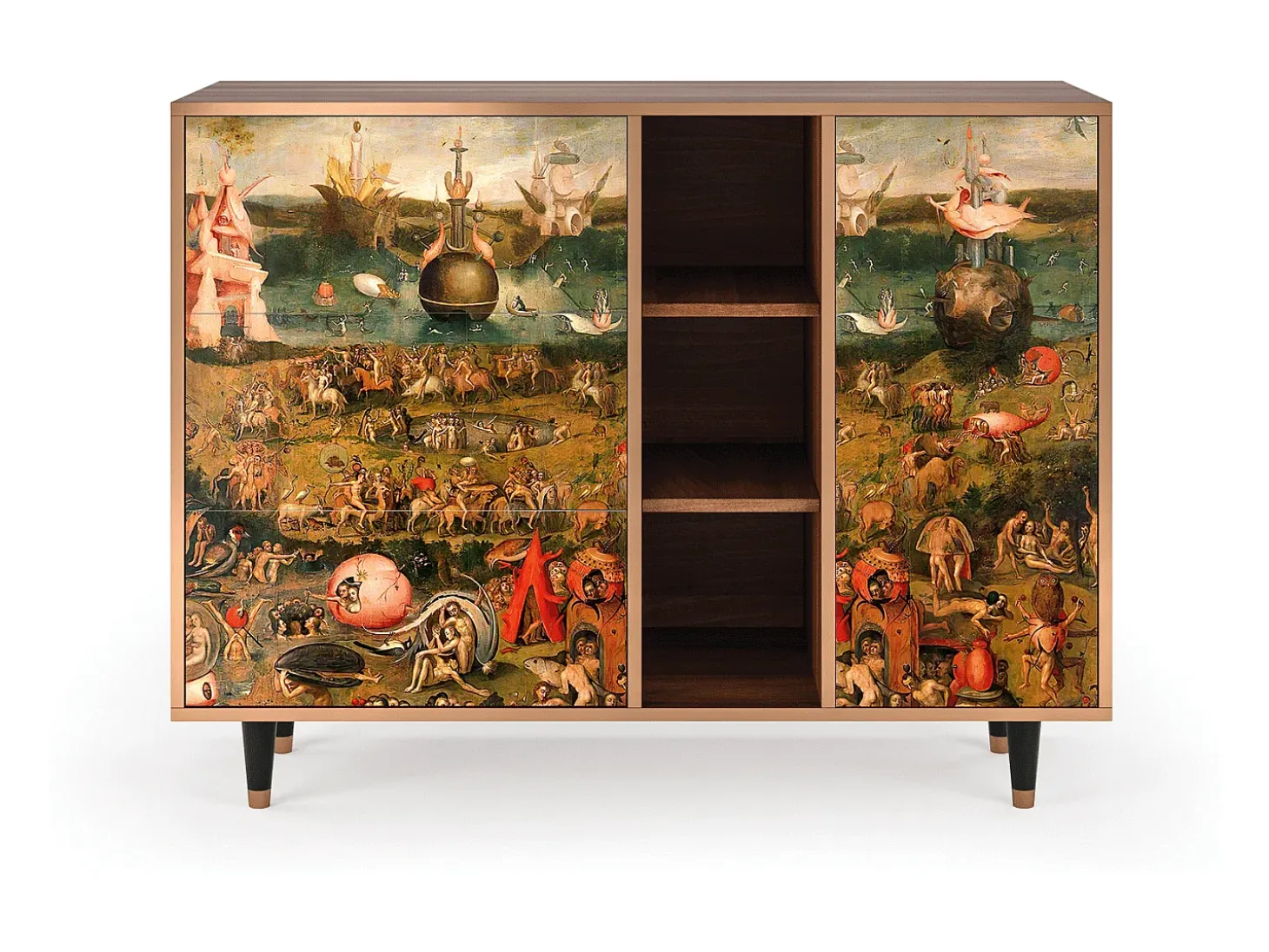 Aparador - 125x98x48 cm - BS2 - Garden of Delights , Nogal