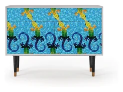 Aparador - 115x85x48 cm - BS4 - Gaudi's Lizard, Gris