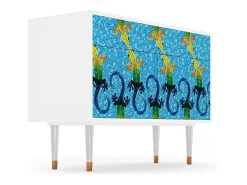 Aparador - 115x85x48 cm - BS4 - Gaudi's Lizard, Blanco