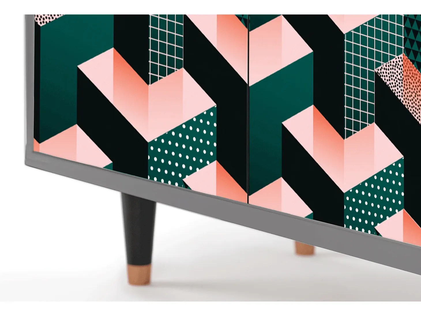 Aparador - 94x96x48 cm - BS3 - Geometric Madness, Gris