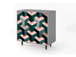 Aparador - 94x96x48 cm - BS3 - Geometric Madness, Gris