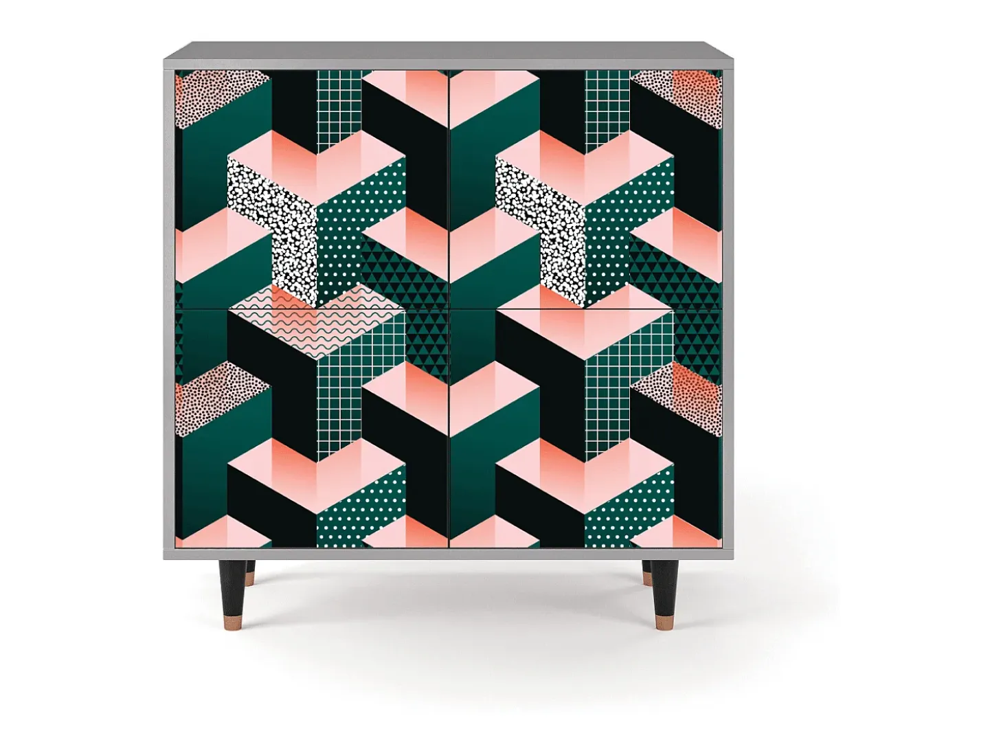 Aparador - 94x96x48 cm - BS3 - Geometric Madness, Gris