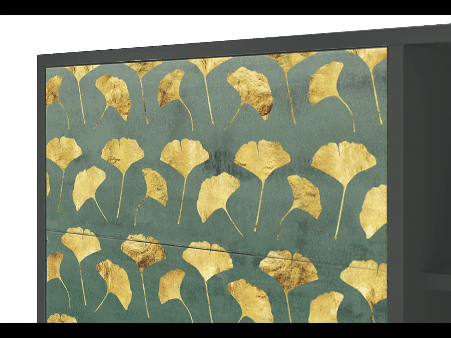 Aparador - 125x98x48 cm - BS2 - Gingko leaves, Antracita