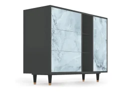 Aparador - 125x98x48 cm - BS2 - Glacial Colour, Antracita