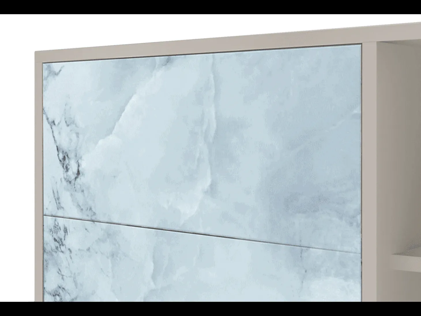 Aparador - 125x98x48 cm - BS2 - Glacial Colour, Arena