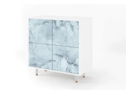 Aparador - 94x96x48 cm - BS3 - Glacial Colour, Blanco
