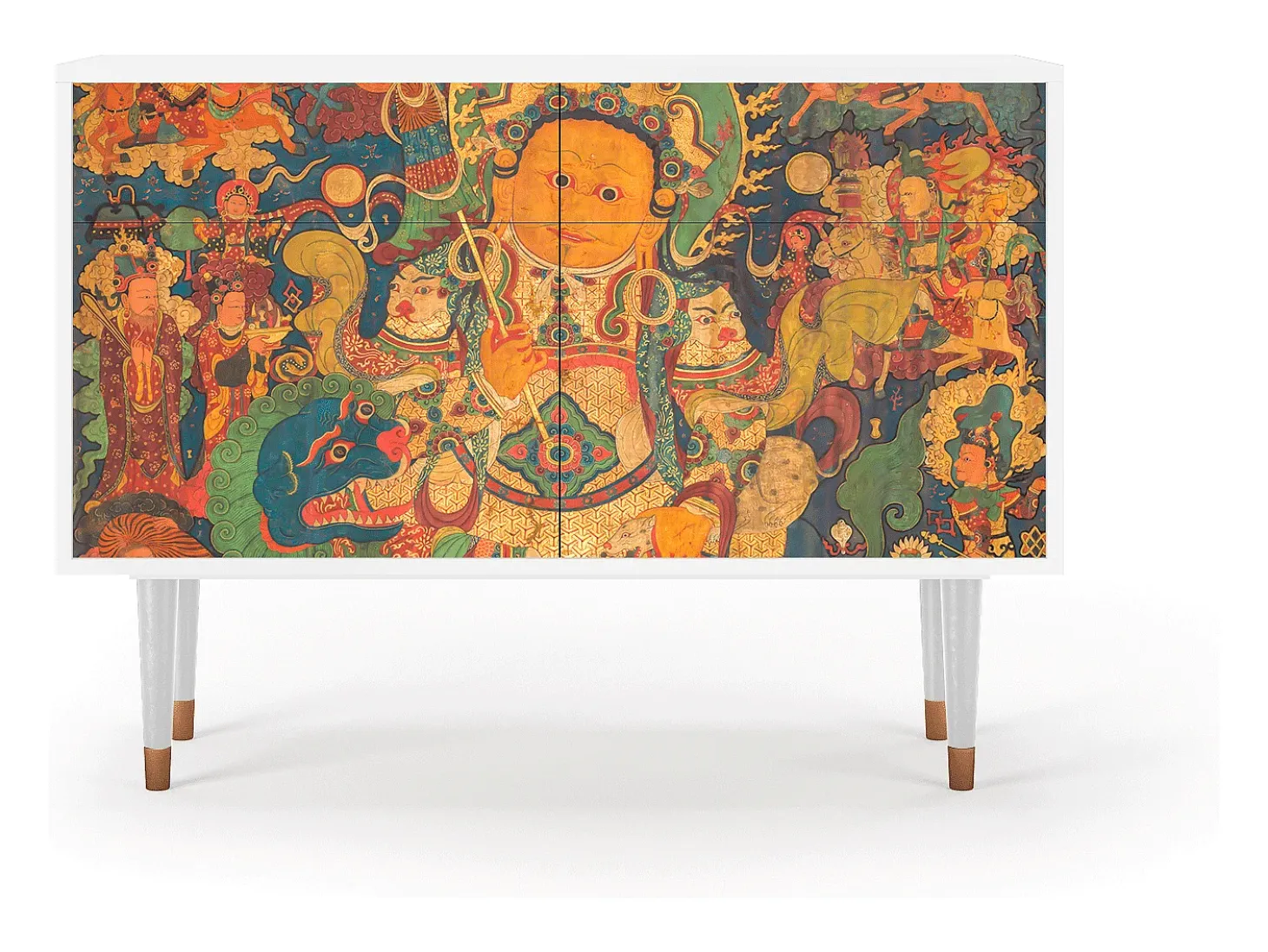 Aparador - 115x85x48 cm - BS4 - God by Vaisravana , Blanco