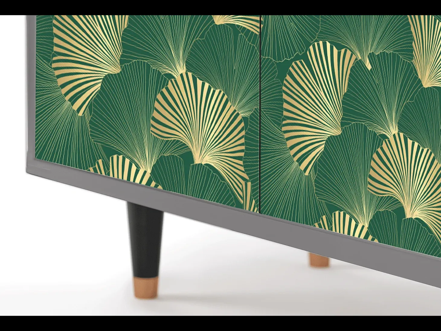 Aparador - 94x96x48 cm - BS3 - Gold Ginkgo, Gris