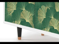 Aparador - 94x96x48 cm - BS3 - Gold Ginkgo, Blanco