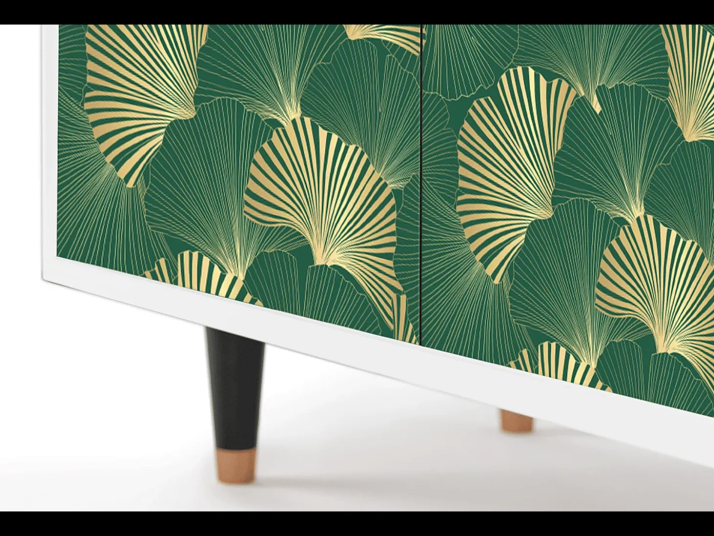 Aparador - 94x96x48 cm - BS3 - Gold Ginkgo, Blanco