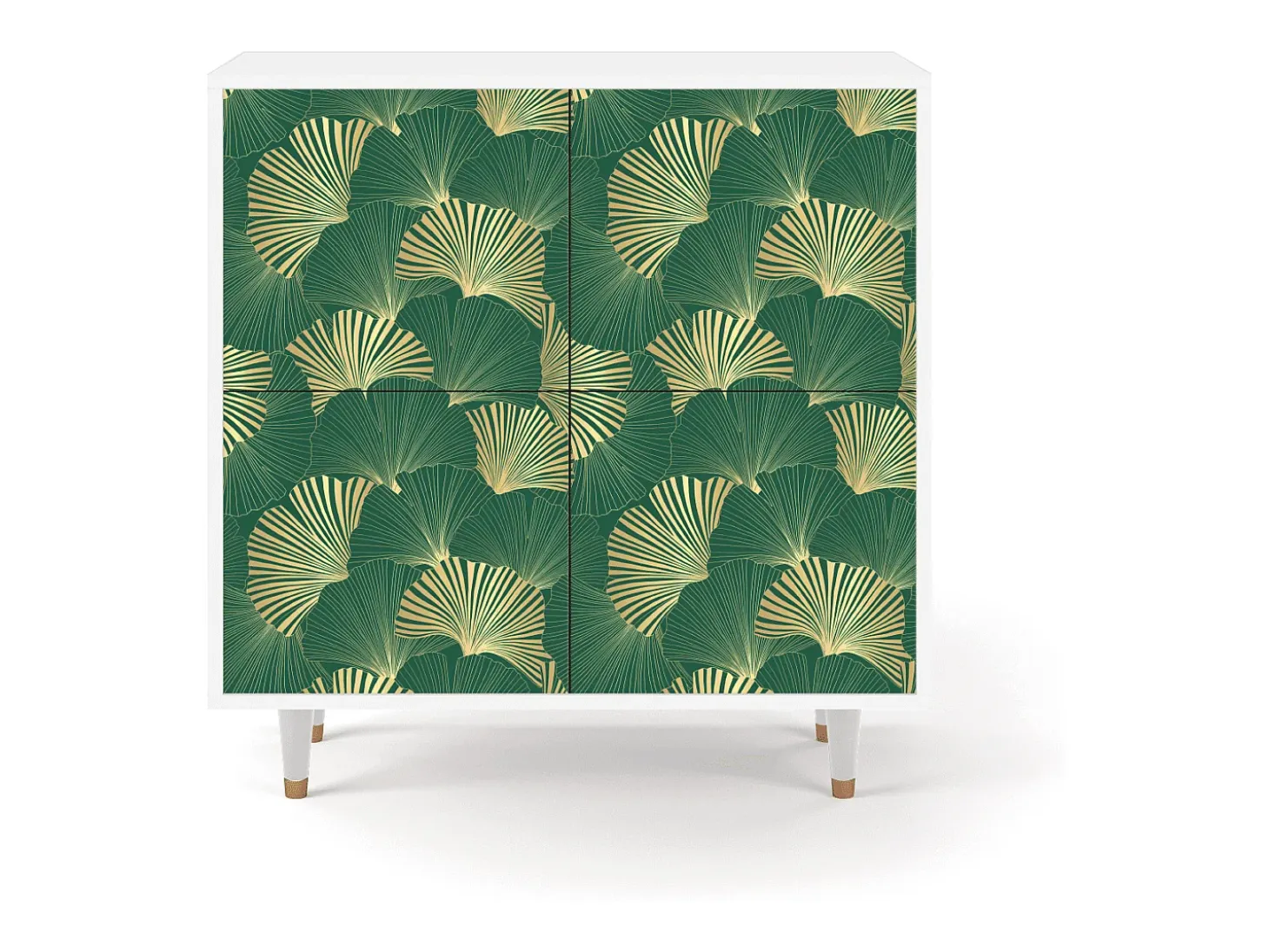 Aparador - 94x96x48 cm - BS3 - Gold Ginkgo, Blanco