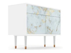 Aparador - 115x85x48 cm - BS4 - Golden Waves, Blanco