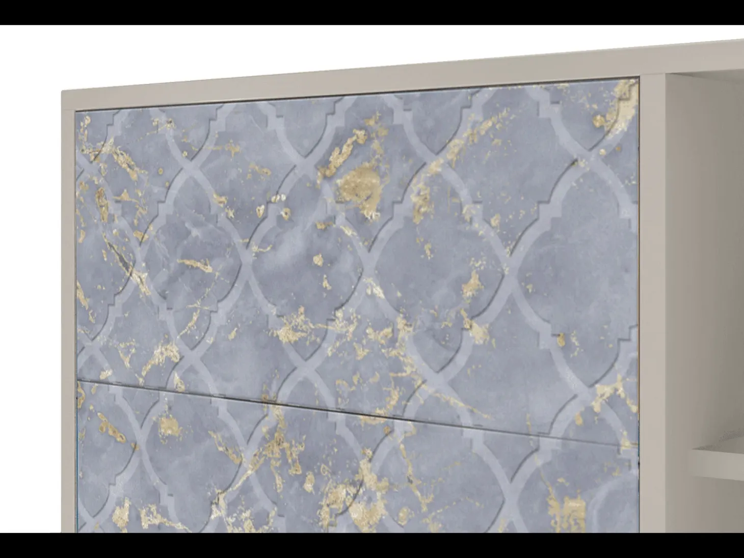 Aparador - 125x98x48 cm - BS2 - Golden Smoke, Arena