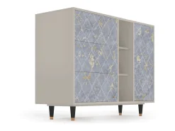 Aparador - 125x98x48 cm - BS2 - Golden Smoke, Arena