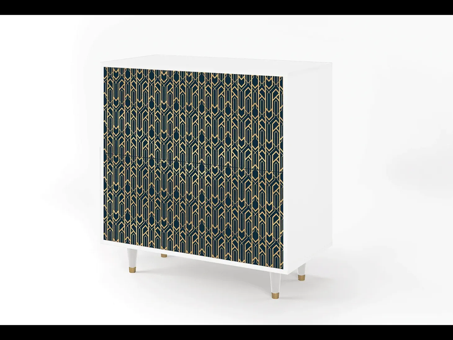Aparador - 94x96x48 cm - BS3 - Golden Empire, Blanco