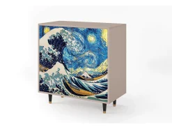 Aparador - 94x96x48 cm - BS3 - Great Wave, Latte