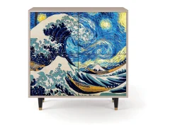 Aparador - 94x96x48 cm - BS3 - Great Wave, Latte