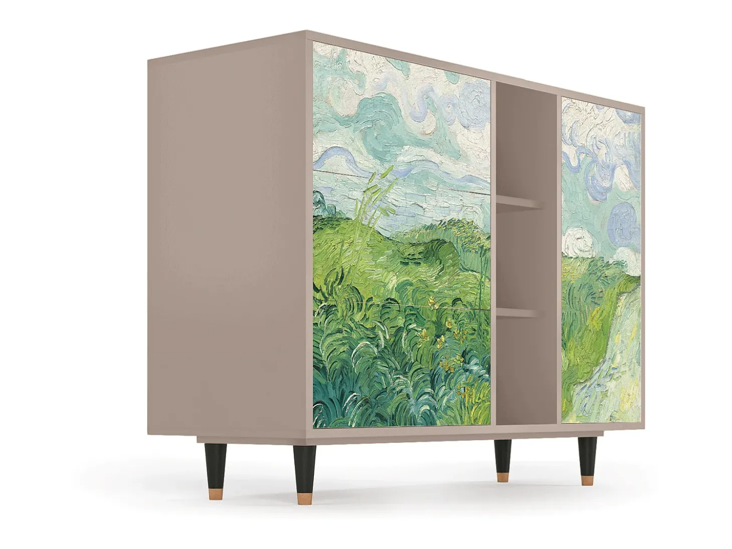 Aparador - 125x98x48 cm - BS2 - Green Wheat Fields, Latte
