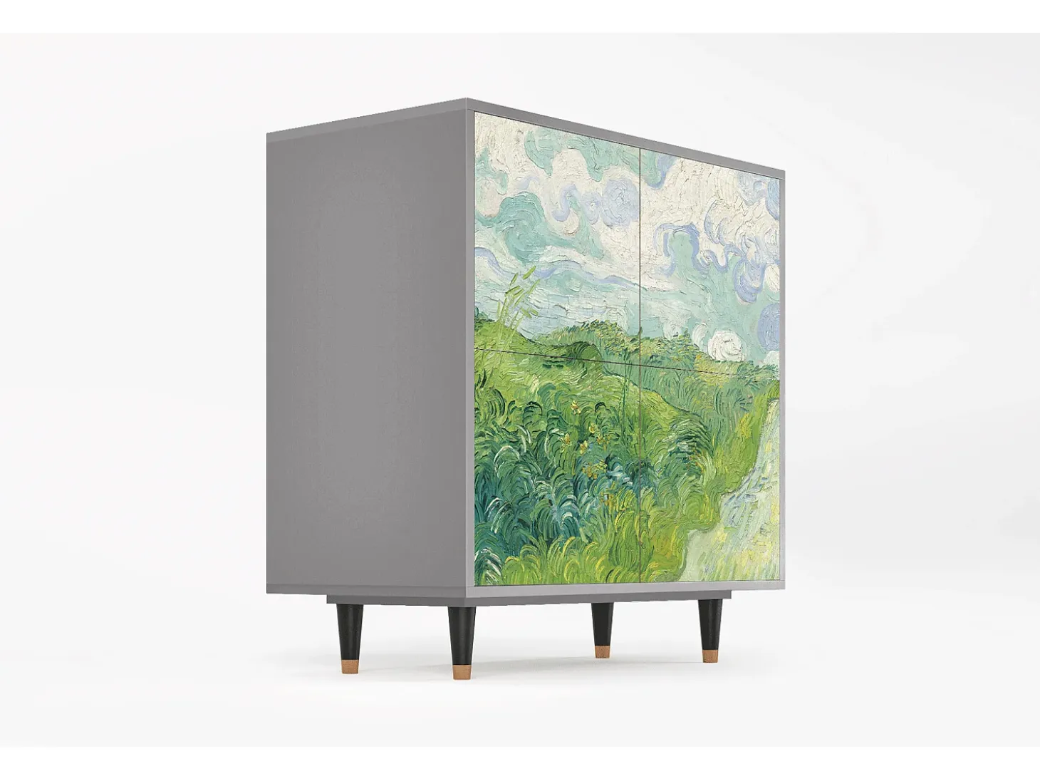 Aparador - 94x96x48 cm - BS3 - Green Wheat Fields, Gris