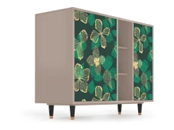 Aparador - 125x98x48 cm - BS2 - Green Flower, Latte