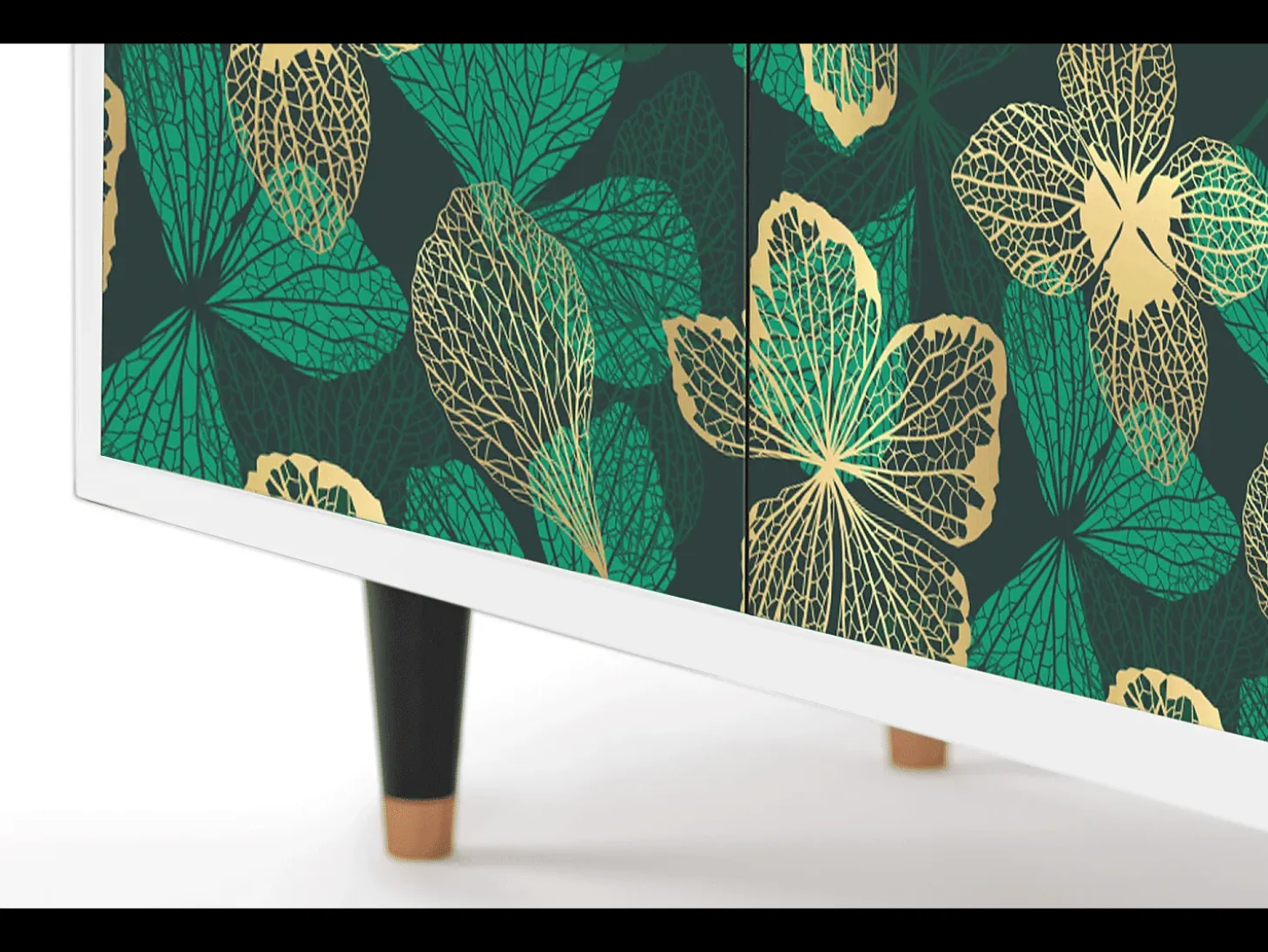 Aparador - 94x96x48 cm - BS3 - Green Flower, Blanco