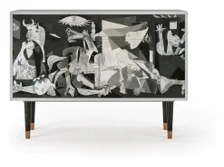 Aparador - 115x85x48 cm - BS4 - Guernica by Picasso, Gris