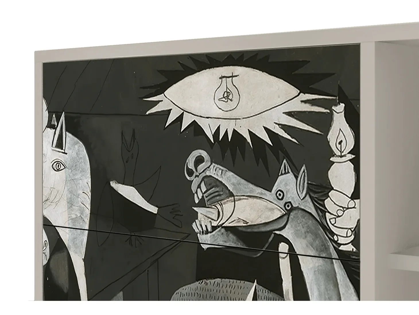 Aparador - 125x98x48 cm - BS2 - Guernica by Picasso, Arena