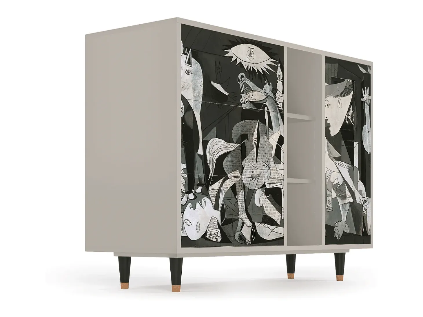 Aparador - 125x98x48 cm - BS2 - Guernica by Picasso, Arena