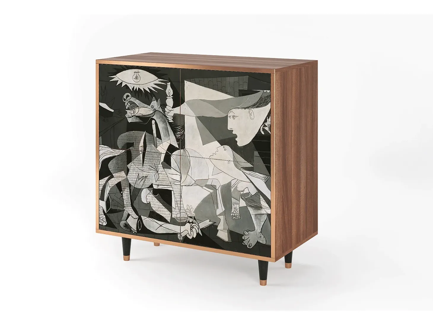 Aparador - 94x96x48 cm - BS3 - Guernica by Picasso, Nogal