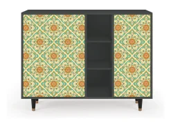 Aparador - 125x98x48 cm - BS2 - Hindu Daisy, Antracita