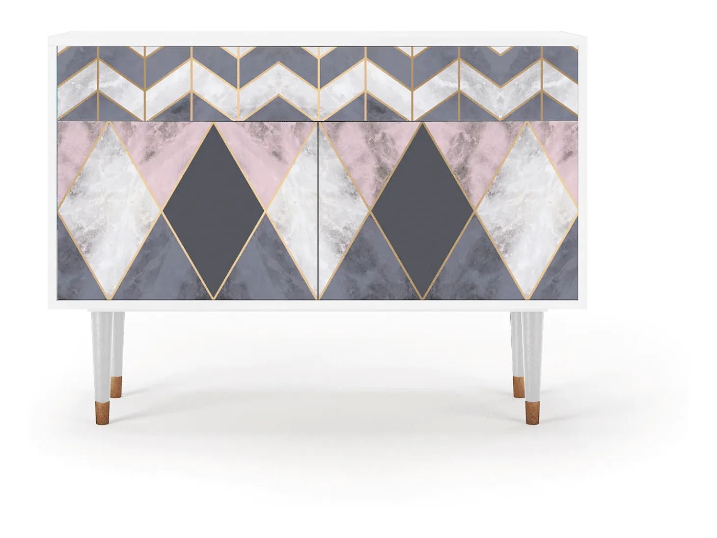 Aparador - 115x85x48 cm - BS4 - Ideal Harmony, Blanco