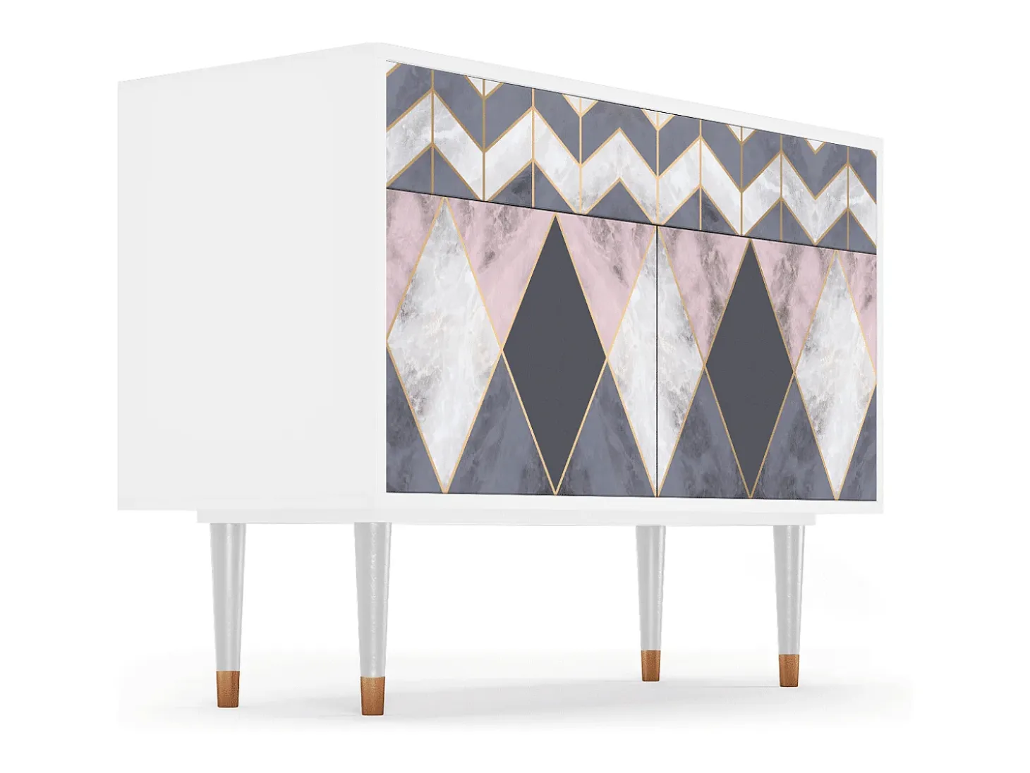 Aparador - 115x85x48 cm - BS4 - Ideal Harmony, Blanco