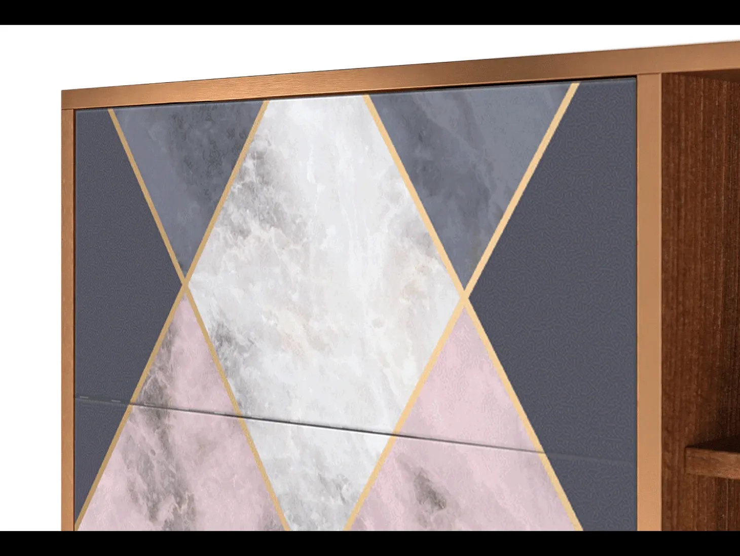 Aparador - 125x98x48 cm - BS2 - Ideal Harmony, Nogal