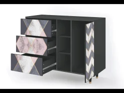 Aparador - 125x98x48 cm - BS2 - Ideal Harmony, Antracita