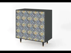 Aparador - 94x96x48 cm - BS3 - Illusory Pattern, Antracita