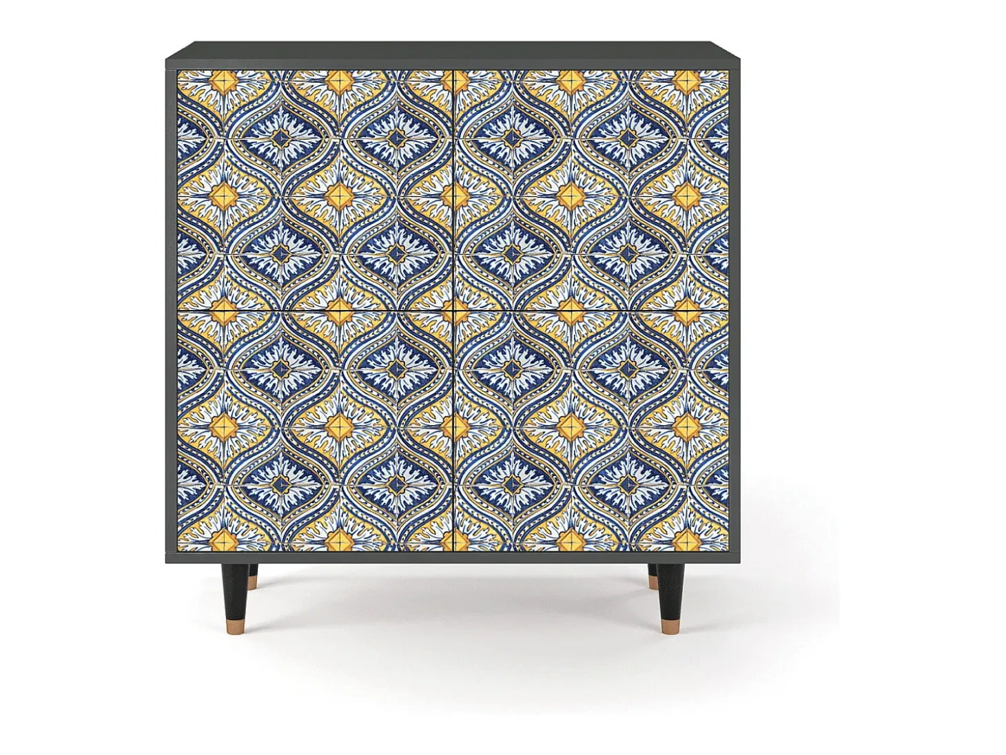 Aparador - 94x96x48 cm - BS3 - Illusory Pattern, Antracita