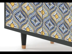 Aparador - 94x96x48 cm - BS3 - Illusory Pattern, Antracita