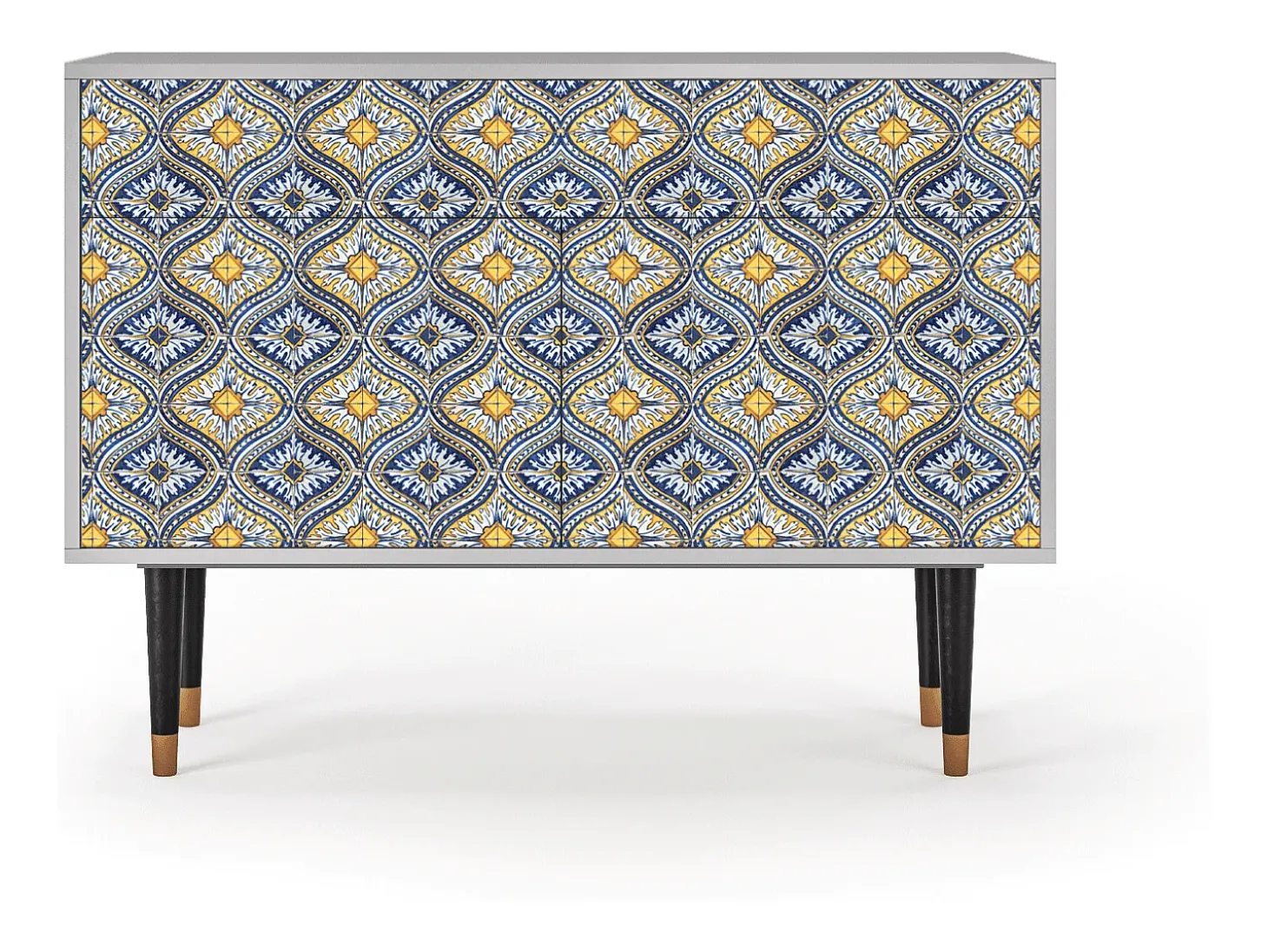 Aparador - 115x85x48 cm - BS4 - Illusory Pattern, Gris