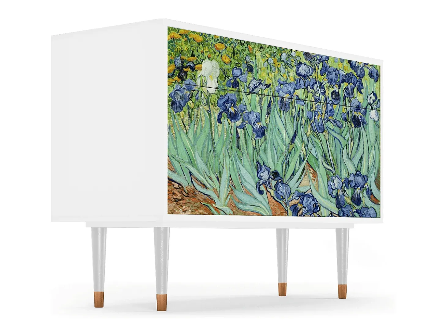 Aparador - 115x85x48 cm - BS4 - Irises , Blanco