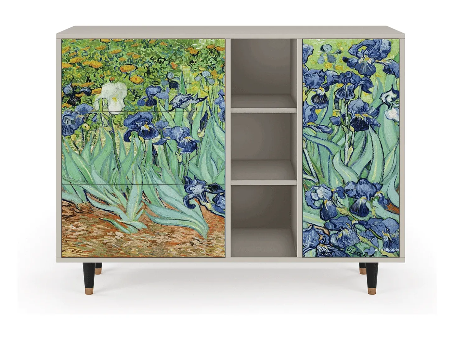Aparador - 125x98x48 cm - BS2 - Irises , Arena