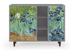 Aparador - 125x98x48 cm - BS2 - Irises , Gris