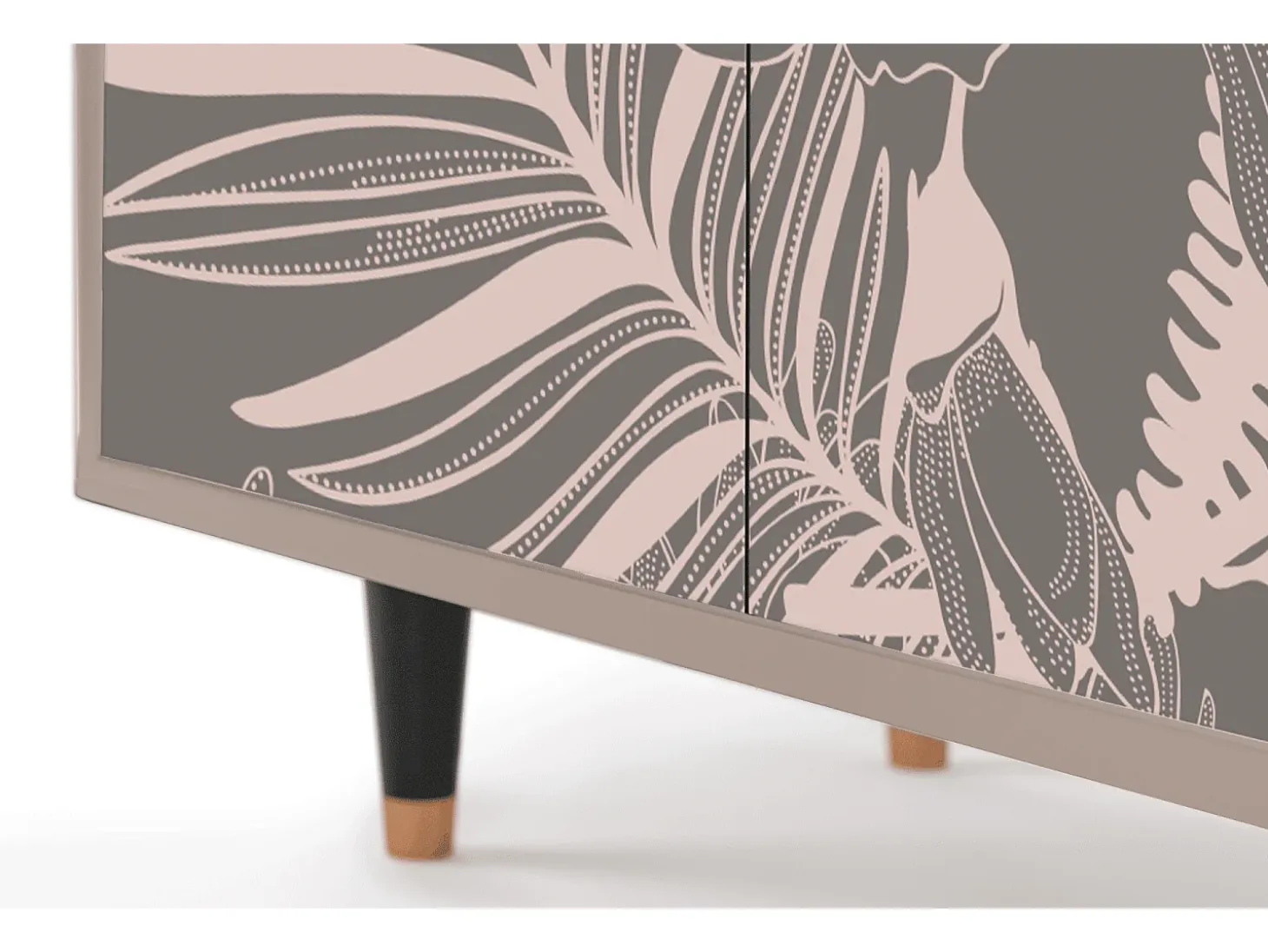 Aparador - 94x96x48 cm - BS3 - Issabelline Flower, Latte