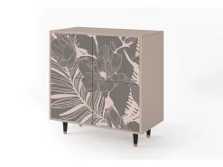 Aparador - 94x96x48 cm - BS3 - Issabelline Flower, Latte