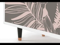 Aparador - 94x96x48 cm - BS3 - Issabelline Flower, Blanco