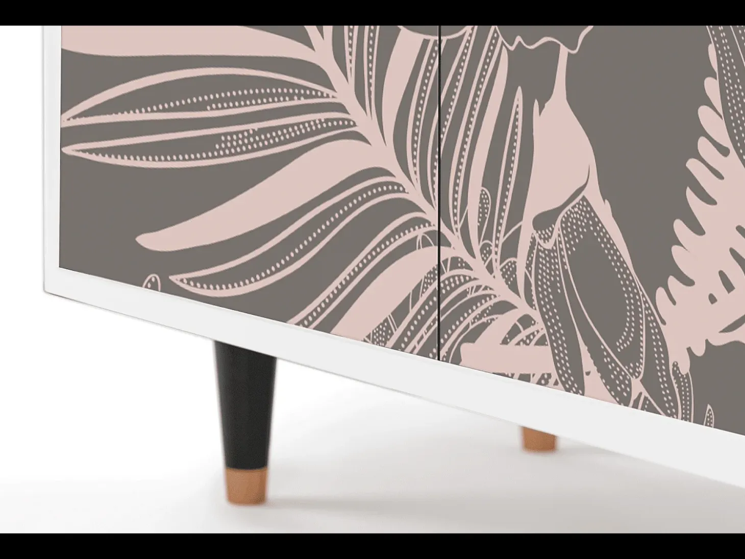 Aparador - 94x96x48 cm - BS3 - Issabelline Flower, Blanco